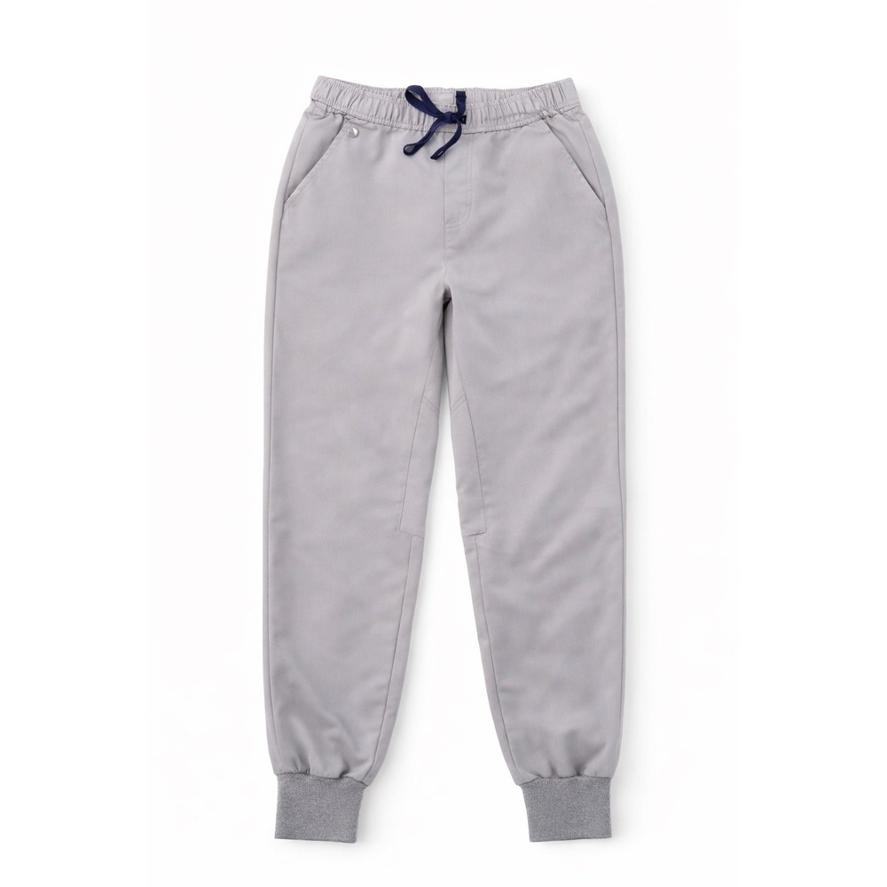 FIGS Jogger Scrub Pants Women's Medium Gray High Rise Elastic Cuff Medical